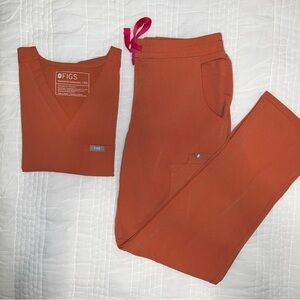 Figs - Terracotta Scrubs Set